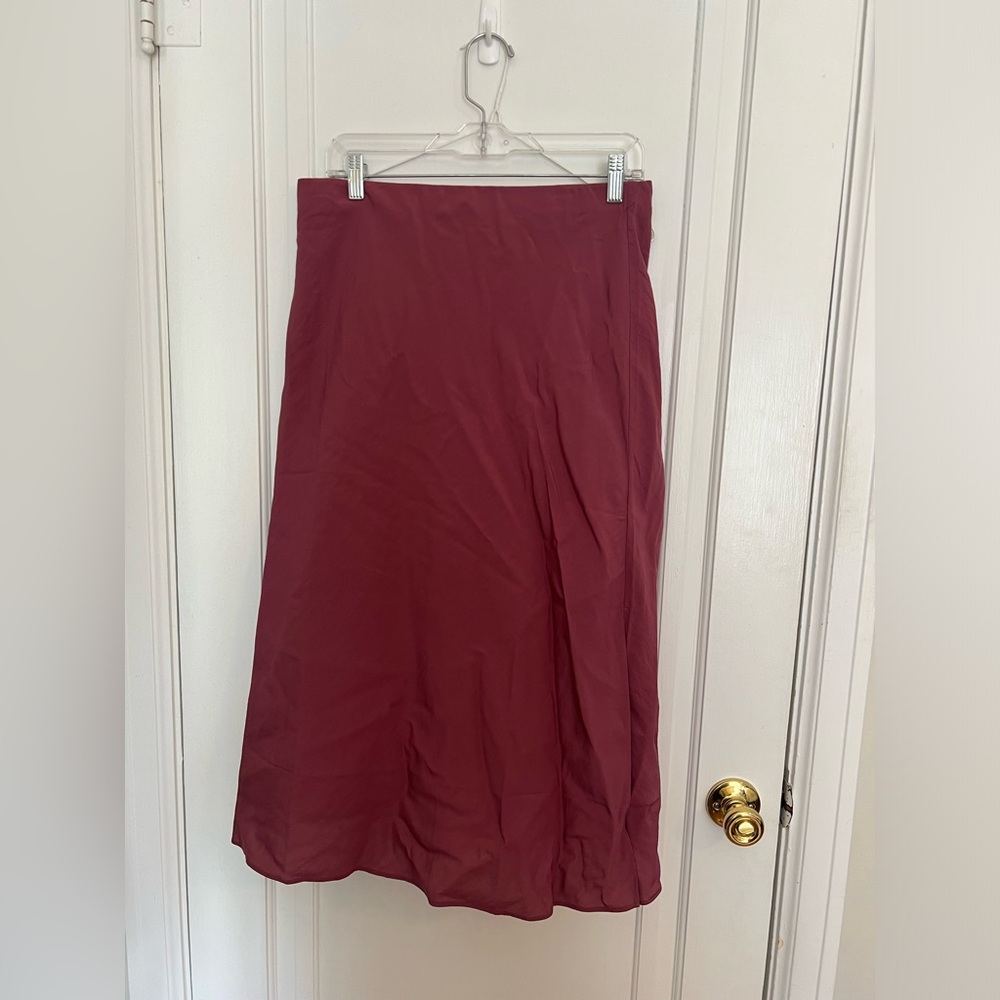 Madewell mauve Midi Skirt size 8